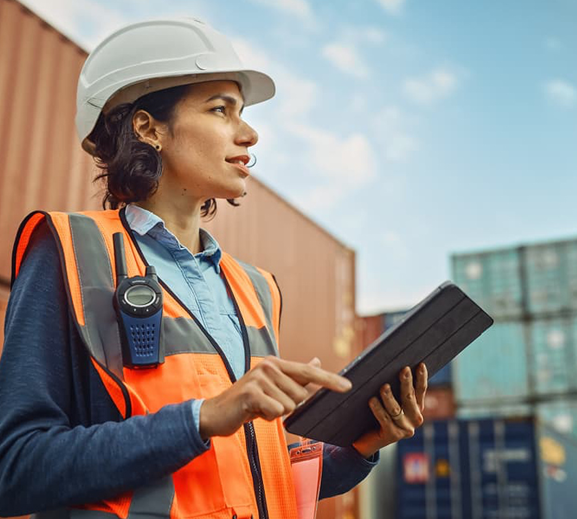 Smart delivery illustration